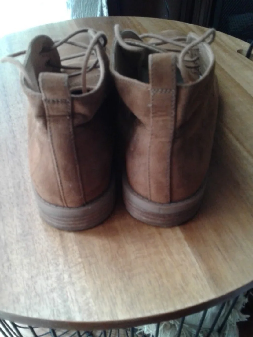 Franco Sarto Men's Brown Suede Chukka Boots